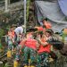 Prajurit Yonmarhanlan VIII Bitung, Bersihkan Material Tanah Longsor dan Material Banjir