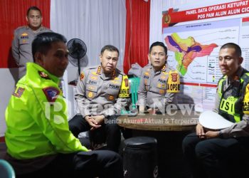 Kapolda Jabar Tinjau Pos Pengamanan Cicurug Polres Sukabumi