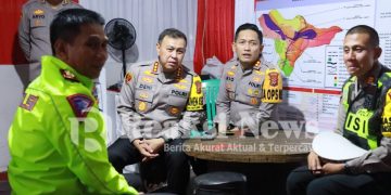 Kapolda Jabar Tinjau Pos Pengamanan Cicurug Polres Sukabumi
