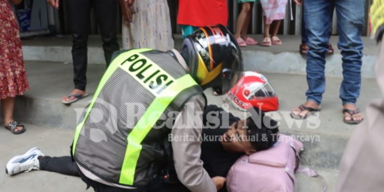 Aksi Heroik Kapolres Sukabumi, Bantu Korban Kecelakaan Lalulintas