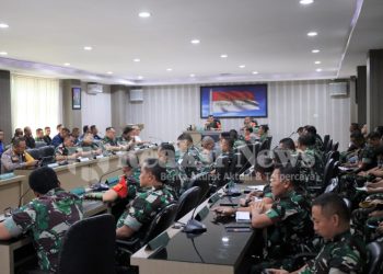 Rakorwil Dalam Rangka Kunjungan Kerja Presiden RI dipimpin Pangdam I/BB