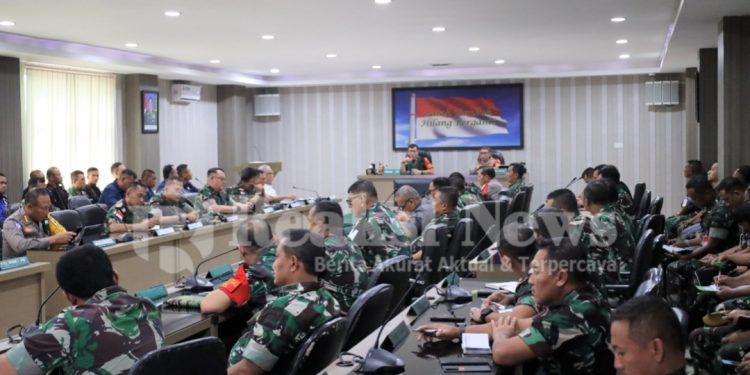 Rakorwil Dalam Rangka Kunjungan Kerja Presiden RI dipimpin Pangdam I/BB