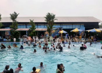 Pengecekan Beberapa Area Wisata Kolam Renang Di Lakukan Patroli Polsek Lembursitu Polres Sukabumi Kota