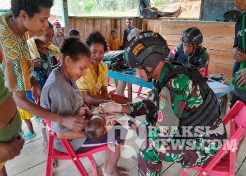 Terbatasnya Pelayanan Dan Fasilitas Kesehatan Di Perbatasan, Satgas Yonif 310/KK Hadir Berikan Pengobatan Gratis