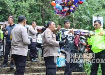 Pantau Kawasan Wisata, Kapolres Sukabumi Kota Pastikan Liburan Warga Kondusif