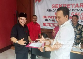 Siap Bertarung Di Pilkada Sukabumi Habib Mulki Resmi Daftar Cabup/Cawabup Lewat PDI-Perjuangan