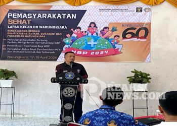 Dalam Rangka Hari Bhakti Pemasyarakatan Ke-60, Petugas Lapas Warungkiara dan Puluhan WBP Lapas Warungkiara Ikuti Penyuluhan Kesehatan dan Donor Darah