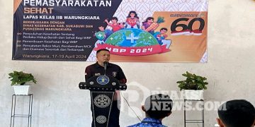 Dalam Rangka Hari Bhakti Pemasyarakatan Ke-60, Petugas Lapas Warungkiara dan Puluhan WBP Lapas Warungkiara Ikuti Penyuluhan Kesehatan dan Donor Darah