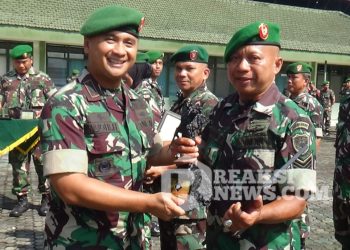 Dandim 0607/ Kota Sukabumi Wisuda Prajurit yang Purna Tugas