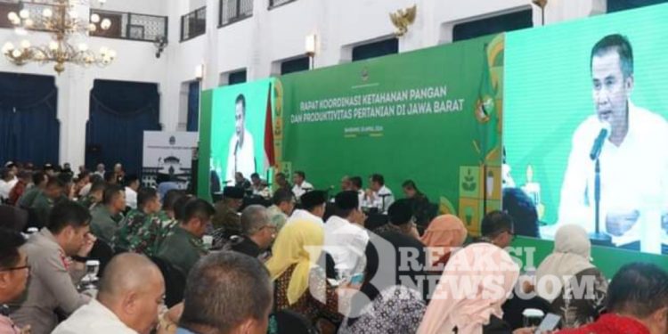 SEKDA Ikuti Rakor Ketahanan Pangan dan Produktivitas Pertanian di Jabar