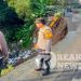 Polsek Cibeureum Sukabumi Pantau Lokasi Longsor, Simak.!
