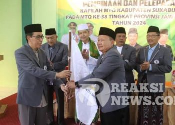 Sekda Lepas Kafilah MTQ Ke 38 Tingkat Jawa Barat Tahun 2024, Bertanding Dengan Optimal Dan Jaga Sportivitas