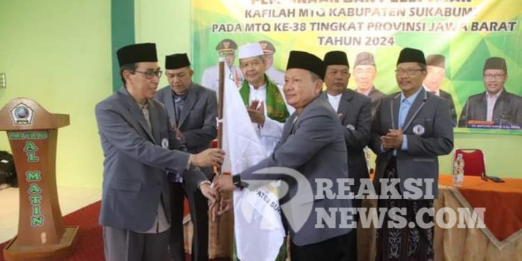 Sekda Lepas Kafilah MTQ Ke 38 Tingkat Jawa Barat Tahun 2024, Bertanding Dengan Optimal Dan Jaga Sportivitas