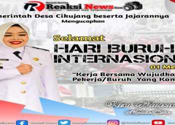 Heni Mulyani Kepala Desa Cikujang, Ucapkan Selamat Hari Buruh Internasional Tahun 2024