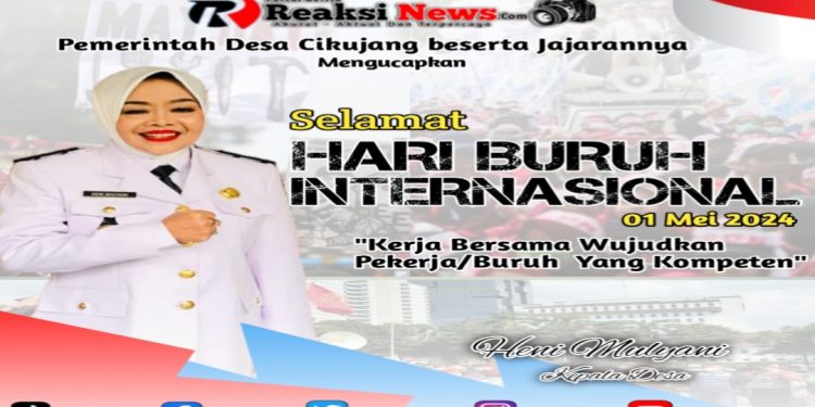 Heni Mulyani Kepala Desa Cikujang, Ucapkan Selamat Hari Buruh Internasional Tahun 2024