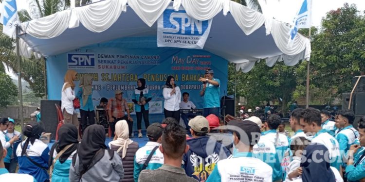 Rastya Mutiarani Zahra Siap Menjadi Ibu Buruh Sukabumi