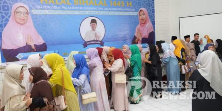 TP PKK Kab Sukabumi Gelar Halal Bihalal, Pererat Silaturahmi dan Ukhuwah