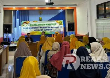Pertemuan Rutin dan Halal Bihalal DWP Diskominfosan, Kadis Tegaskan Sinergitas dan Kerjasama