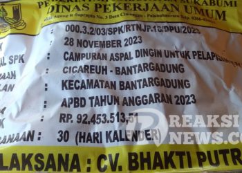 Diduga Pekerjaan Jalan Asal Jadi, Pihak Dinas Terkait Terkesan Tutup Mata