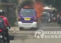 Angkutan Umum Terbakar, Diduga Penyebab Kebocoran Saluran Bahan Bakar