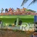 Warga Kampung Sampora Lakukan Gotong Royong Pembangunan Masjid Jami Nurul Falah