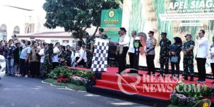 Wakapolda Jabar Hadir Junjungan Kerja Mentri Pertanian RI Dalam Rangka Akselerasi Program Peningkatan Area Tanam (PAT) Padi Melalui Pompanisasi Ke Provinsi Jawa Barat