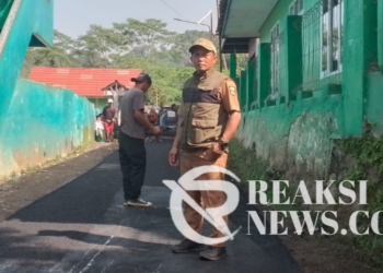 Dedi Suhendar, Monitoring Pengaspalan Ruas Jalan Penghubung Antar Desa Caringin Wetan – Desa Muara Dua