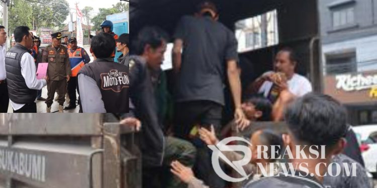 Sebanyak 30 Juru Parkir Liar dan Preman di Sukabumi Diamankan Polisi