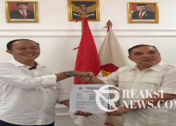 Ayep Zaki Serahkan Berkas Pendaftaran sebagai Bakal Calon Wali Kota Sukabumi ke DPC Gerindra Kota Sukabumi