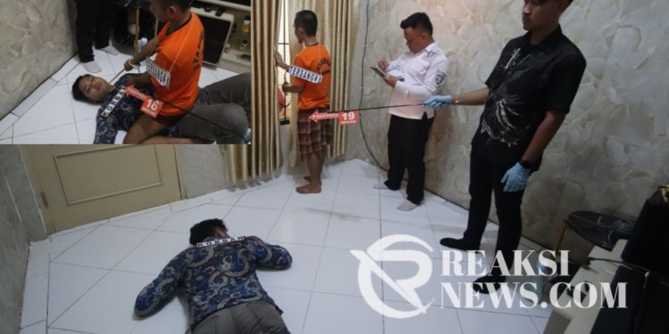 Polisi Lakukan Reka Adegan Pembunuhan Emak Ceuce seorang ART di Sukabumi
