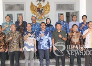 Bahas Pendirian Sekolah Kedinasan Tatakelola Pemilu, Sekda Terima Kunjungan Deputi KPU RI