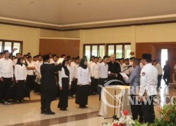 Ratusan PPK Dilantik, Bupati Sampaikan Peran PPK Sangat Strategis Dalam Pilkada