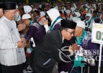 Sekda Kabupaten Sukabumi, Lepas Jemaah Calon Haji Kloter 14