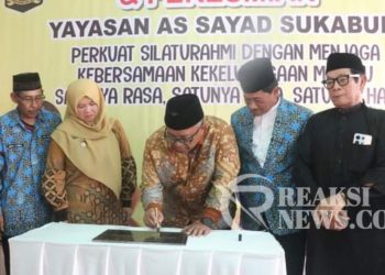 Bupati mengapresiasi Peran Serta Yayasan As Sayad Dalam Mewujudkan Visi Kab Sukabumi