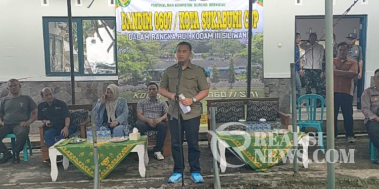 Dandim Cup Kicau Mania Kodim 0607/ Kota Sukabumi Dalam Rangka HUT Kodam III / Siliwangi di Kota Sukabumi