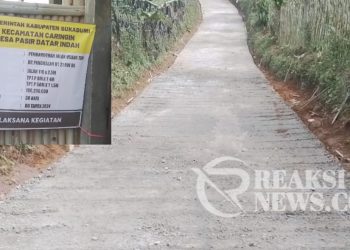 Permudah Aktivitas Warga Pemdes PDI Gunakan Anggaran DD Fokus Bangun Infrastruktur Jalan Rabat Beton Dan TPT