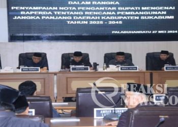 Paripurna, Penyampaian Nota Pengantar Bupati Tentang Raperda RPJMD Kab Sukabumi