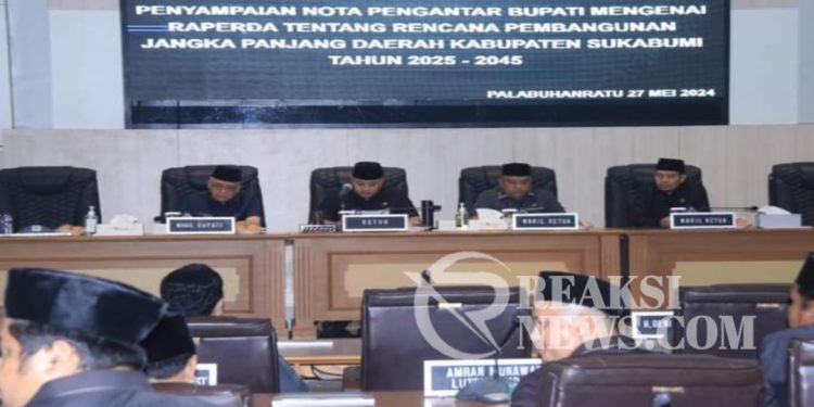 Paripurna, Penyampaian Nota Pengantar Bupati Tentang Raperda RPJMD Kab Sukabumi