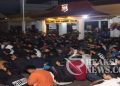 Nobar Laga Final Leg Kedua Championship Series, Ratusan Bobotoh Padati Polres Sukabumi Kota