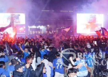 Kapolda Jabar, Pangdam III/Siliwangi dan Pj Gubernur Jabar Melaksanakan Nobar Final Ke 2 Persib Bandung VS Madura United