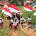 Merah Putih Berkibar Di Bukit Somografi Pada Perayaan Hari Lahir Pancasila
