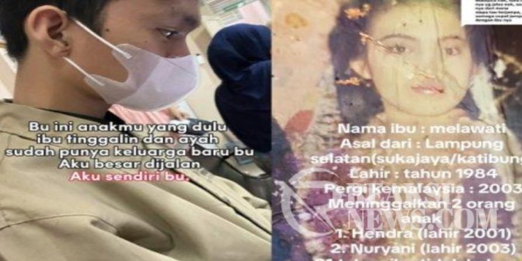 Viral di Medsos Pria Cibubur Mencari Ibunya Seorang TKW di Malaysia, 21 Tahun Hilang Tanpa Kabar