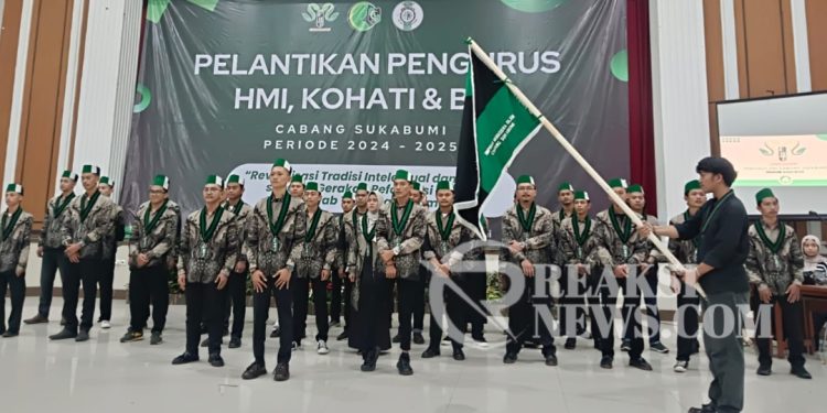 Pelantikan Pengurus HMI Cabang Sukabumi, Kohati dan BPL : Yudi Nurul Anwar Soroti Persoalan Ini.! Simak