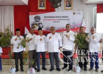 PMI Kab Sukabumi Gelar Musyawarah Kerja di Pendopo, Program Kerja Yang Dipilih Harus Berkualitas dan Bermanfaat