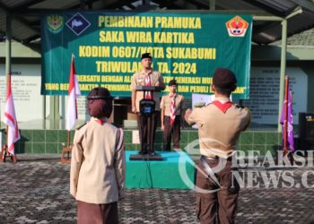 Pembukaan Pelatihan Pembinaan Pramuka Saka Wira Kartika Kodim 0607/Kota Sukabumi