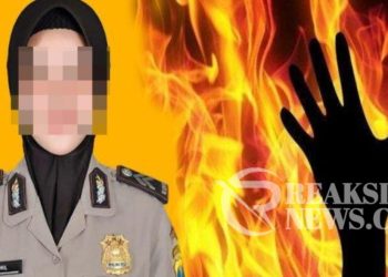 Tragis.! Polwan Bakar Suaminya di Mojokerto, Resmi Dinyatakan Tersangka