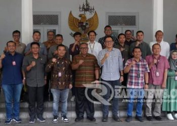 PT. Telkomsel bersama Bupati Beraudensi Terkait Jaringan di Sukabumi