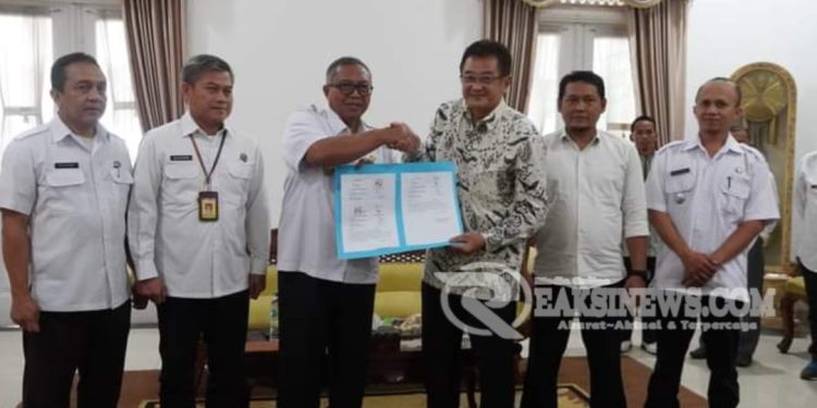 Bupati Apresiasi PT Perkebunan Karet Sukakaret, Lepas Hak 31,97 H Untuk Masyarakat