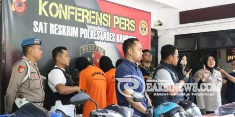 Polrestabes Bandung Amankan 3 Pelaku Curanmor yang Ternyata Seorang Residivis