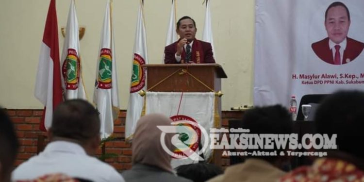 Bersinergi Menyehatkan Negeri, Plh Sekda Buka Rakerda PPNI Kab Sukabumi